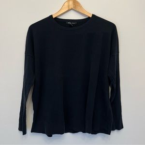Mango Basics long sleeve top - black